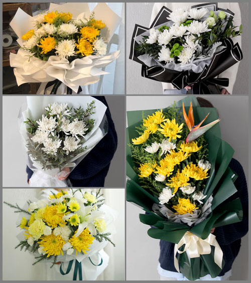 湖北随州市随县殷店镇双桥社区白事花束代送